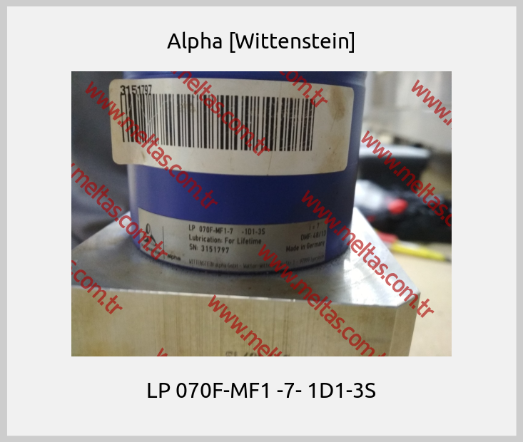 Alpha [Wittenstein]-LP 070F-MF1 -7- 1D1-3S