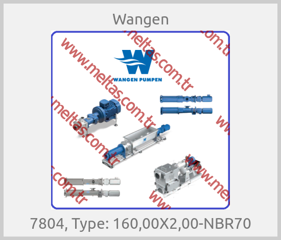 Wangen - 7804, Type: 160,00X2,00-NBR70