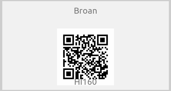 Broan - HI160