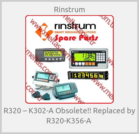 Rinstrum - R320 – K302-A Obsolete!! Replaced by R320-K356-A 