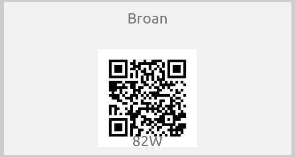 Broan-82W
