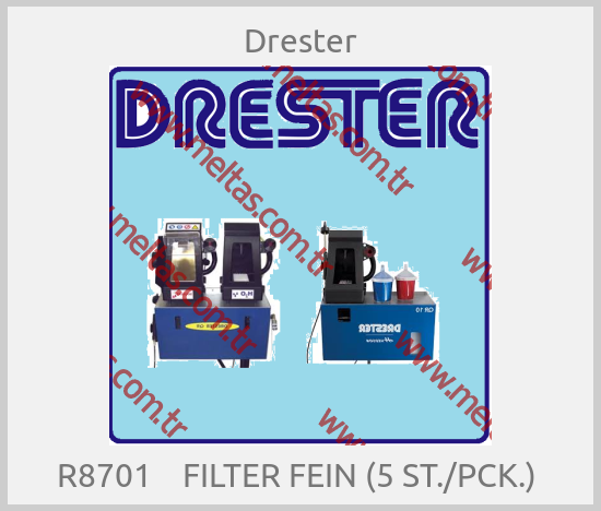 Drester - R8701    FILTER FEIN (5 ST./PCK.) 