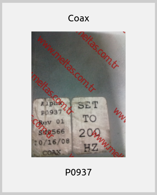 Coax - P0937