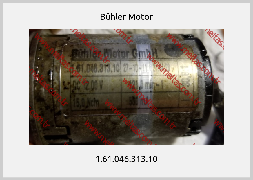 Bühler Motor-1.61.046.313.10