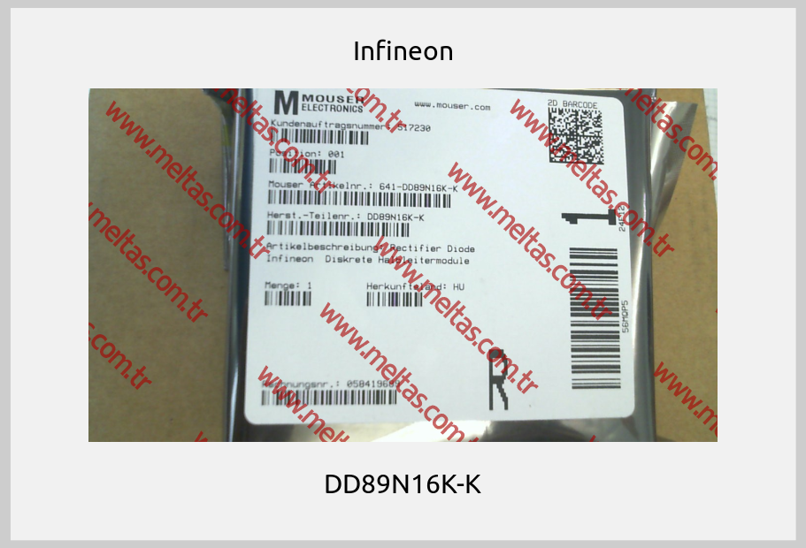 Infineon - DD89N16K-K