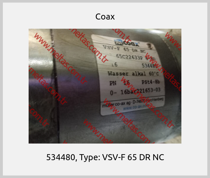 Coax - 534480, Type: VSV-F 65 DR NC