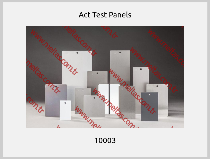 Act Test Panels - 10003