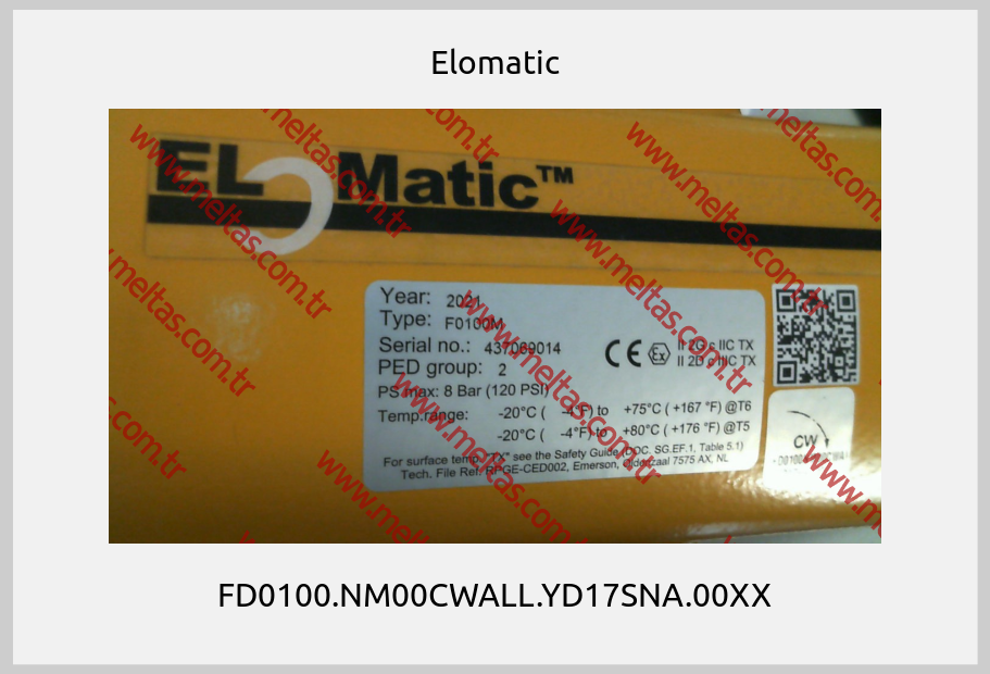 Elomatic - FD0100.NM00CWALL.YD17SNA.00XX