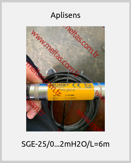 Aplisens-SGE-25/0...2mH2O/L=6m