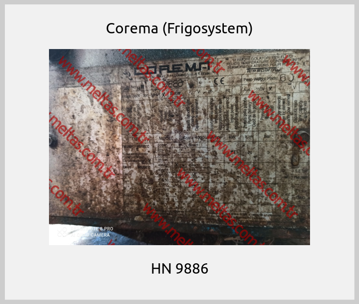 Corema (Frigosystem) - HN 9886