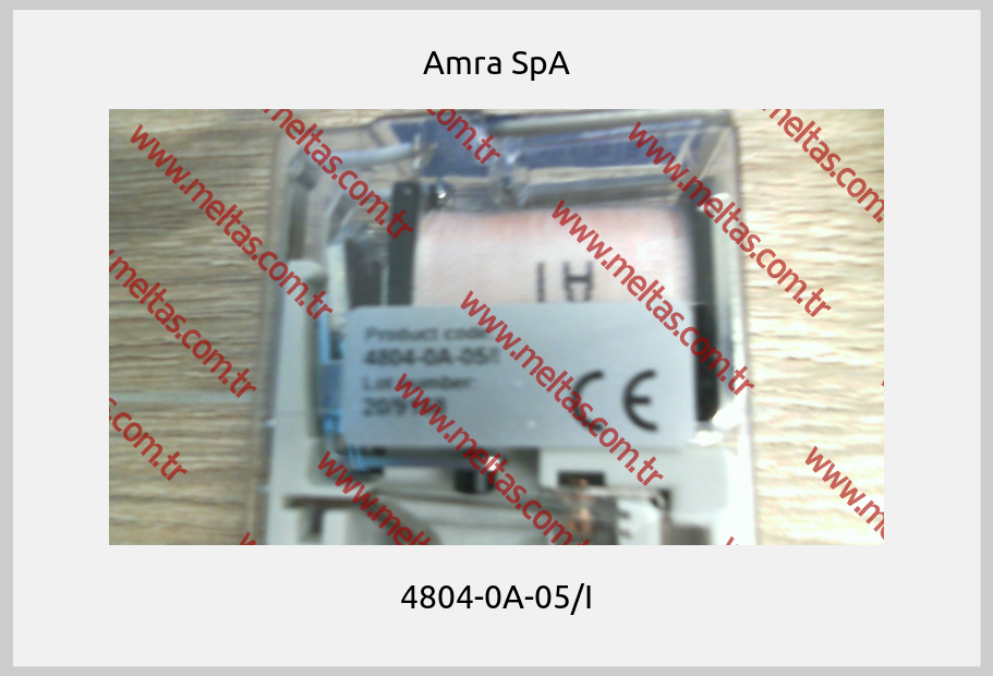 Amra SpA - 4804-0A-05/I