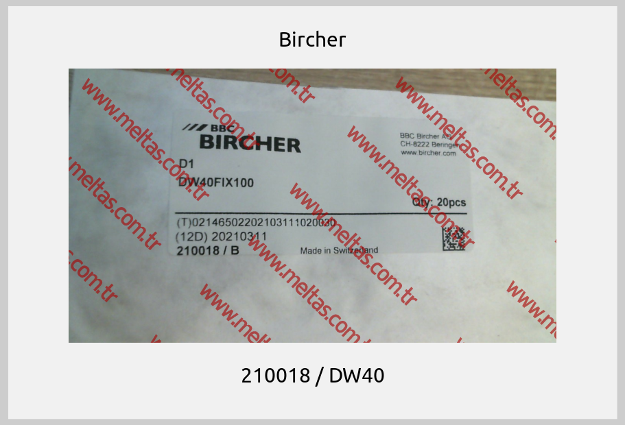 Bircher - 210018 / DW40