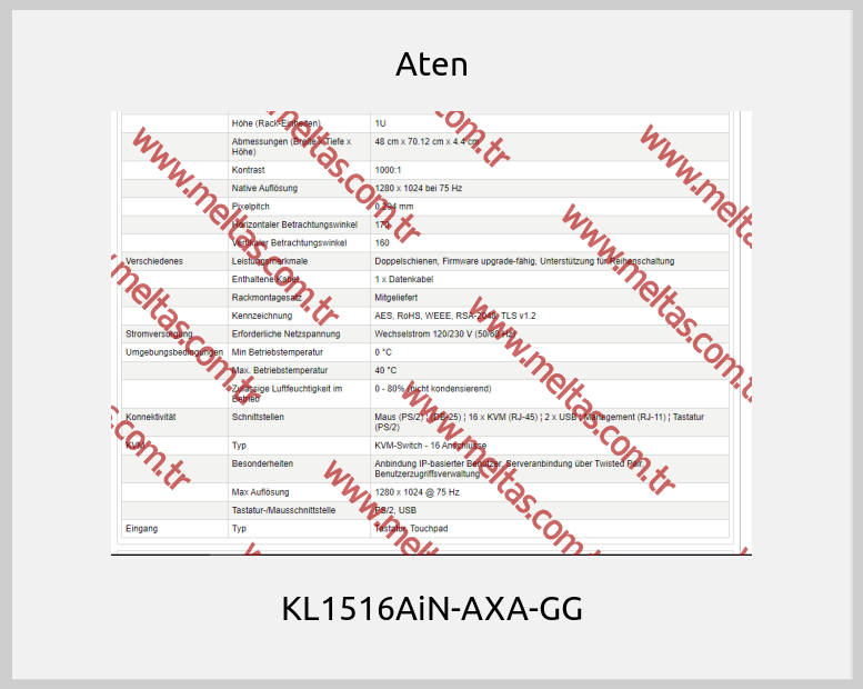 Aten - KL1516AiN-AXA-GG