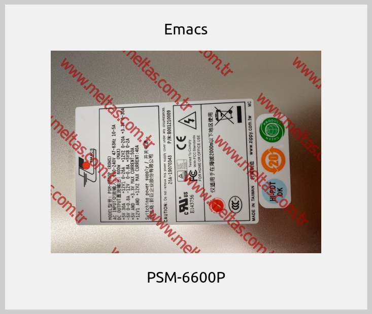 Emacs - PSM-6600P