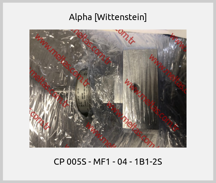 Alpha [Wittenstein] - CP 005S - MF1 - 04 - 1B1-2S