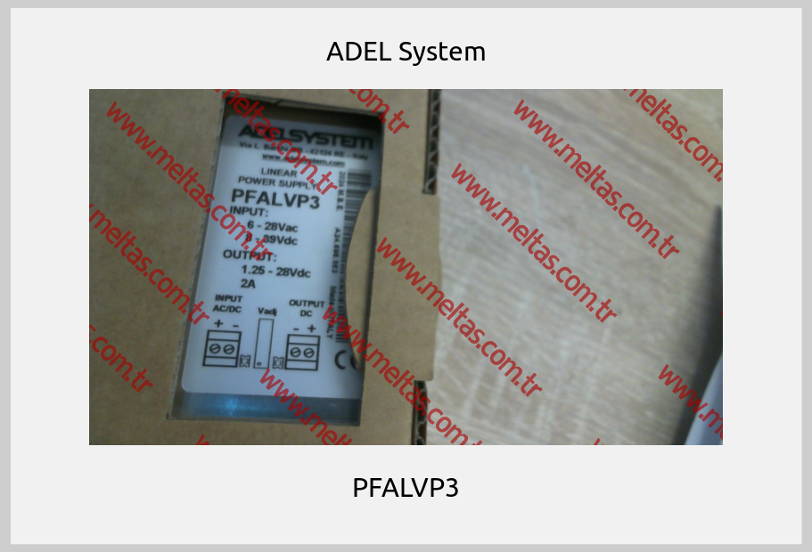 ADEL System - PFALVP3