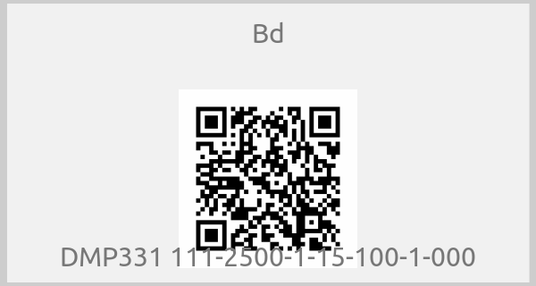 Bd - DMP331 111-2500-1-15-100-1-000