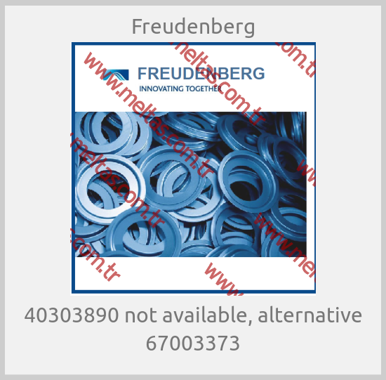 Freudenberg - 40303890 not available, alternative 67003373
