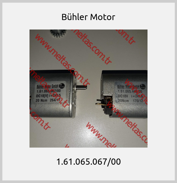 Bühler Motor - 1.61.065.067/00