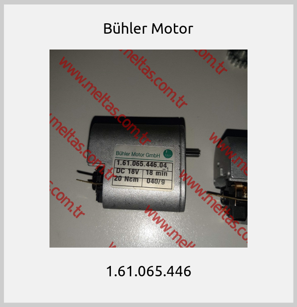 Bühler Motor - 1.61.065.446