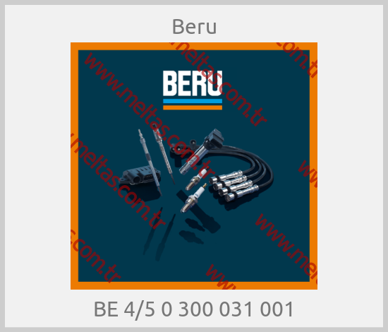 Beru-BE 4/5 0 300 031 001