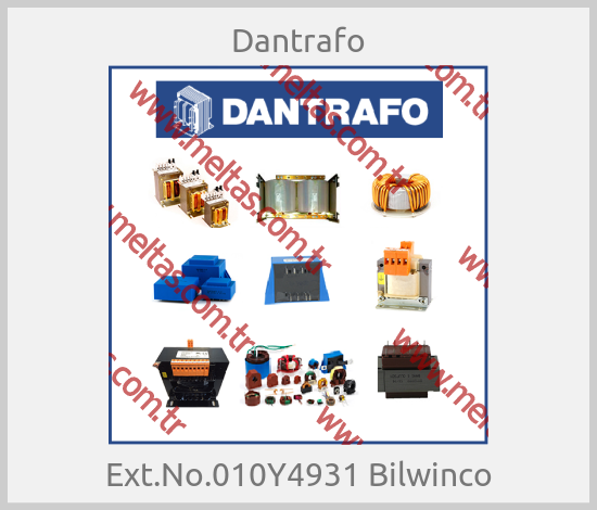 Dantrafo - Ext.No.010Y4931 Bilwinco