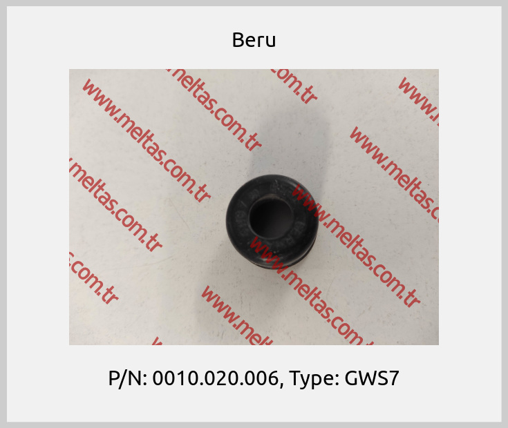 Beru - P/N: 0010.020.006, Type: GWS7