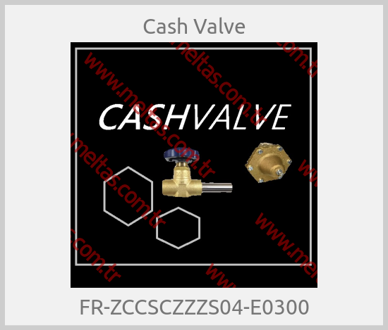 Cash Valve - FR-ZCCSCZZZS04-E0300