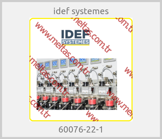 idef systemes - 60076-22-1