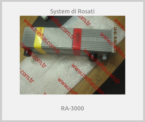 System di Rosati-RA-3000