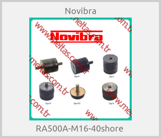 Novibra - RA500A-M16-40shore 