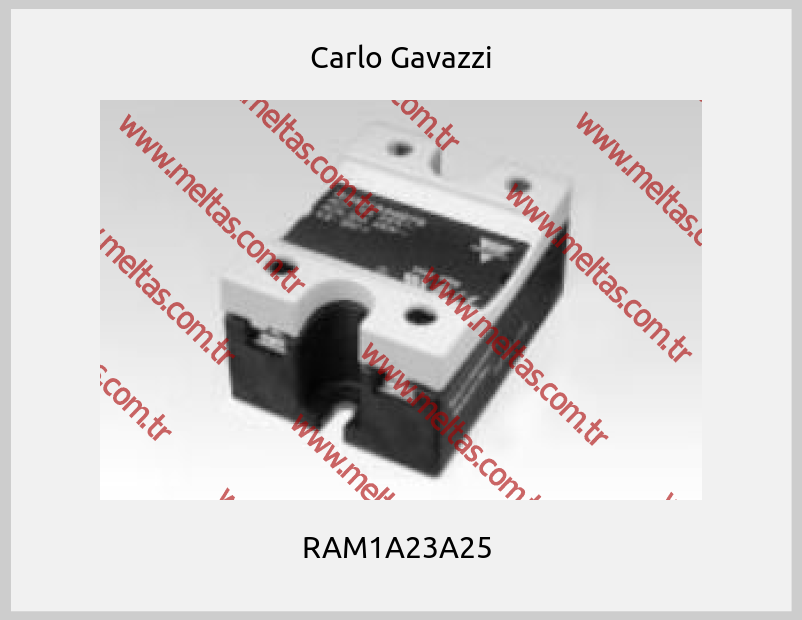 Carlo Gavazzi - RAM1A23A25 