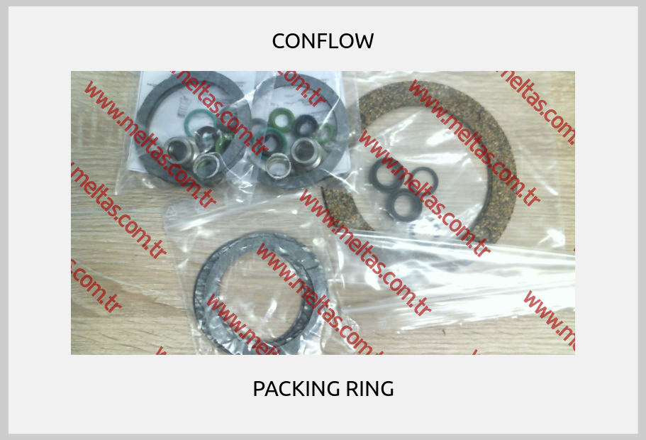 CONFLOW-PACKING RING