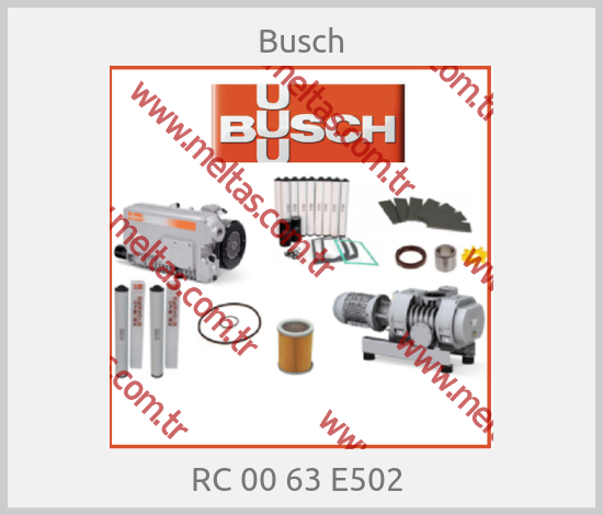 Busch - RC 00 63 E502 
