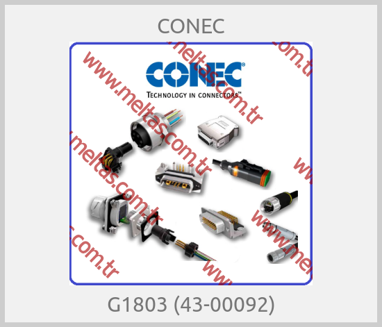 CONEC - G1803 (43-00092)