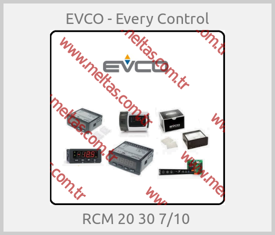 EVCO - Every Control - RCM 20 30 7/10 