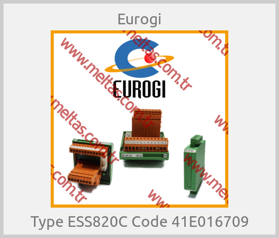 Eurogi - Type ESS820C Code 41E016709