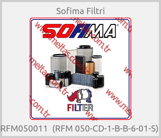 Sofima Filtri - RFM050011  (RFM 050-CD-1-B-B-6-01-S) 