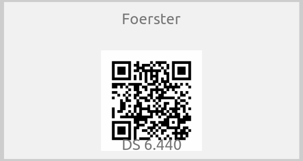 Foerster - DS 6.440