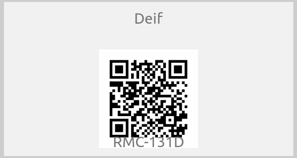 Deif - RMC-131D