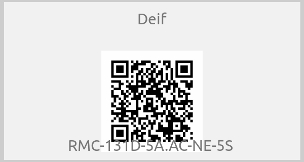 Deif - RMC-131D-5A.AC-NE-5S 