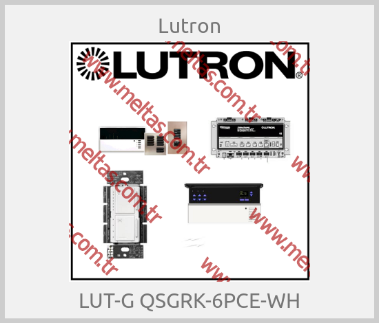 Lutron - LUT-G QSGRK-6PCE-WH