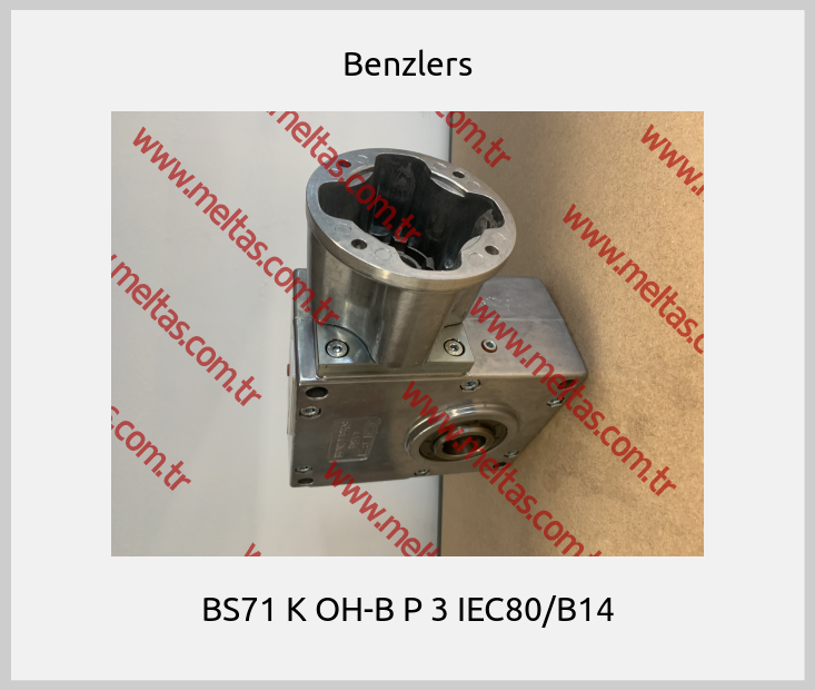 Benzlers - BS71 K OH-B P 3 IEC80/B14