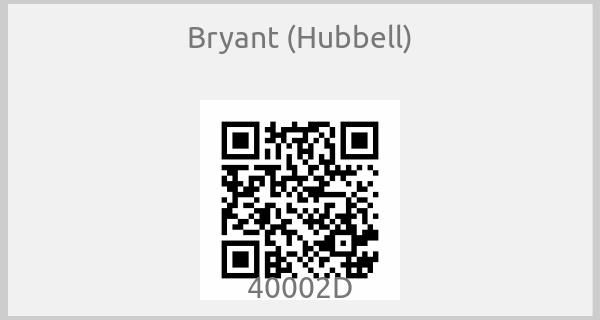 Bryant (Hubbell) - 40002D