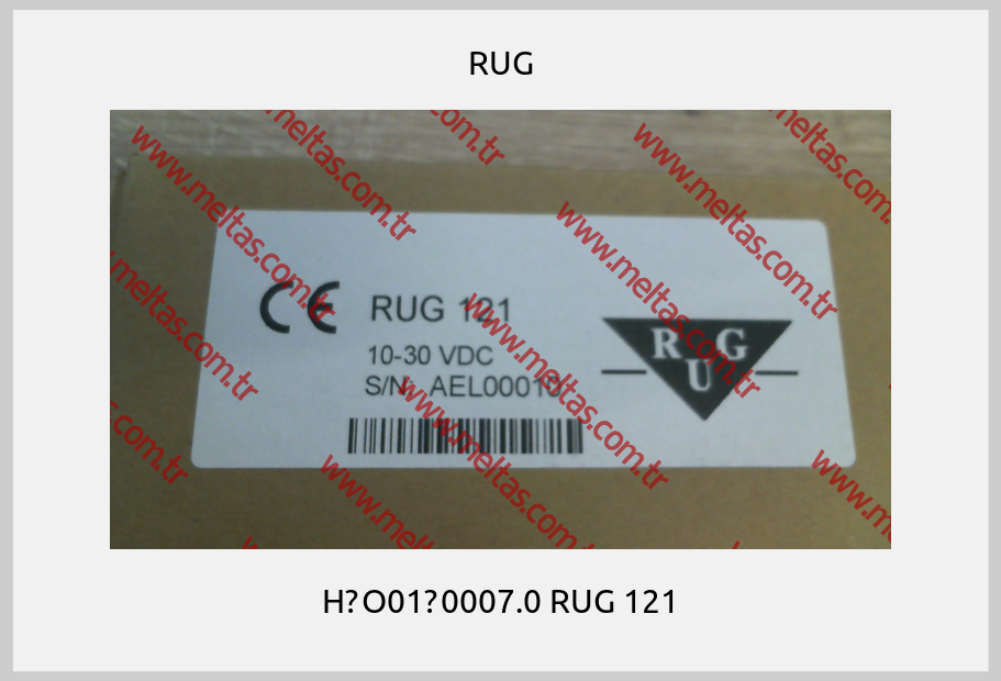 RUG - H‐O01‐0007.0 RUG 121