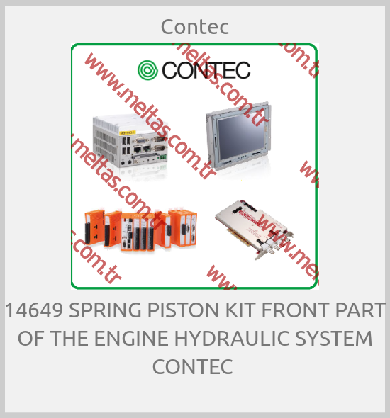 Contec-14649 SPRING PISTON KIT FRONT PART OF THE ENGINE HYDRAULIC SYSTEM CONTEC 
