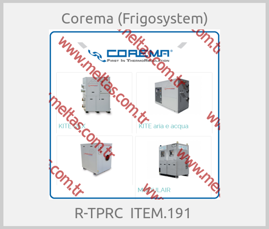 Corema (Frigosystem) - R-TPRC  ITEM.191 