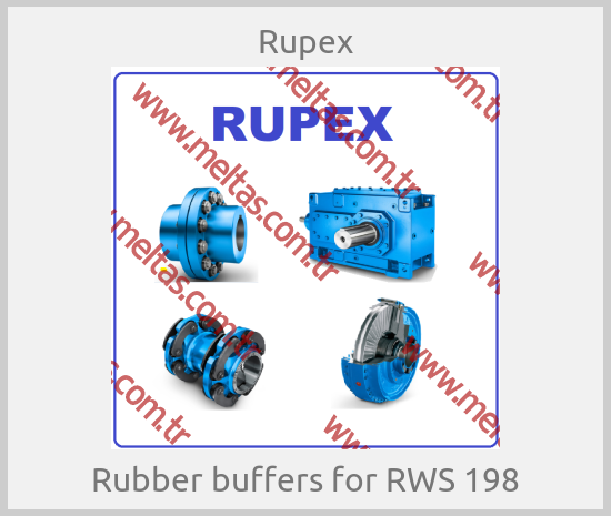 Rupex - Rubber buffers for RWS 198