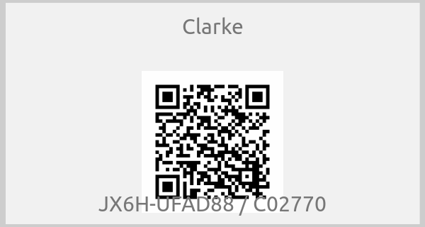 Clarke - JX6H-UFAD88 / C02770