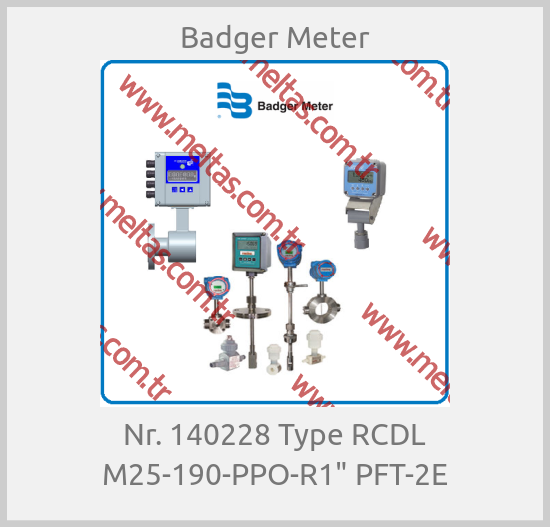 Badger Meter-Nr. 140228 Type RCDL M25-190-PPO-R1" PFT-2E